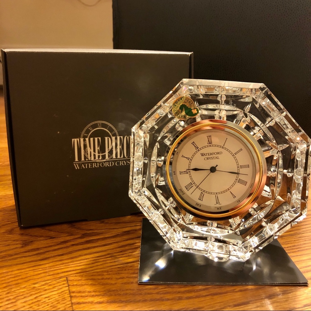 [New] Waterford Crystal Octagon Clock